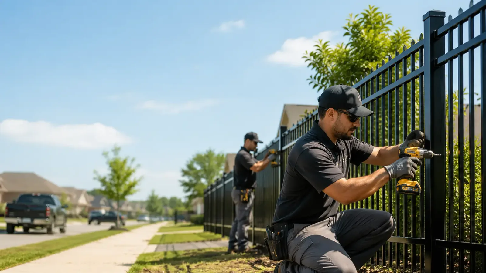 Metal Fence Installation in East Orleans, MA